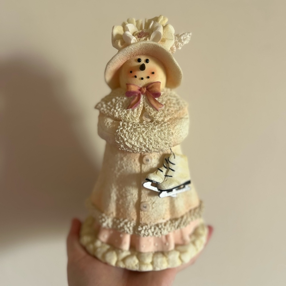 Plum Pudding snowman decor